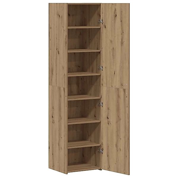 vidaXL Highboard Artisan-Eiche 45 x 42,5 x 185 cm Holzwerkstoff 3365583 günstig online kaufen