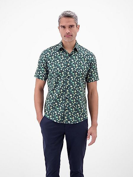 LERROS Kurzarmhemd mit Allover-Minimal-Print günstig online kaufen