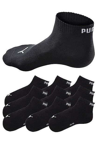 PUMA Kurzsocken (9-Paar) Atmungsaktiv, feuchtigkeitsregulierend, Rippenbünd günstig online kaufen