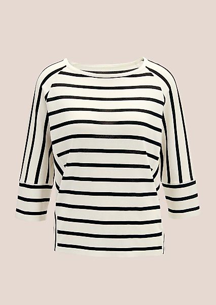 MADELEINE Longpullover "Pullover Strickpullover im Streifen-Look" günstig online kaufen