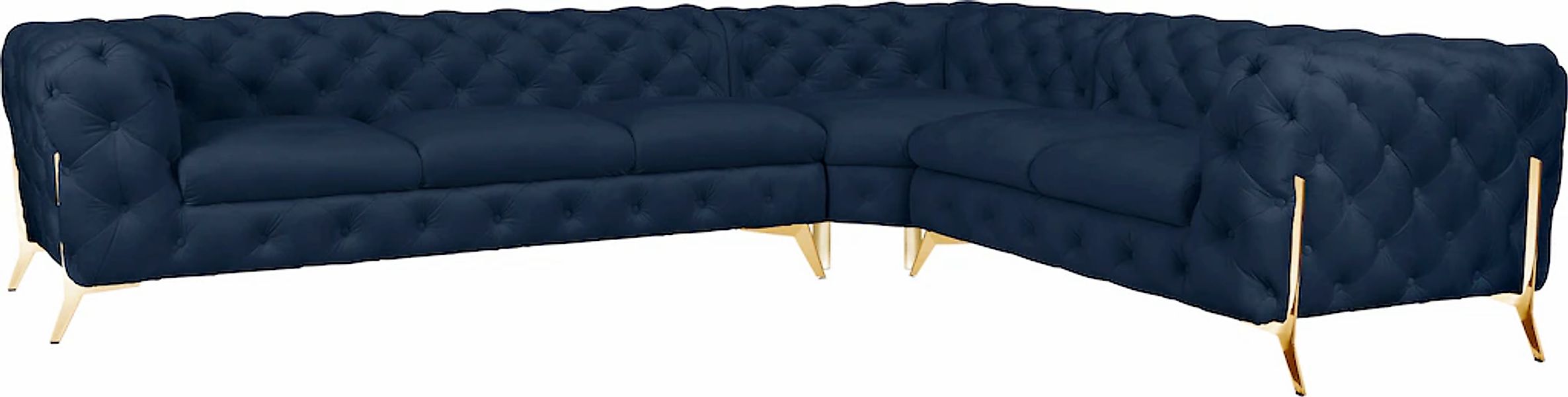 Home affaire Chesterfield-Sofa "Amaury L-Form" großes Ecksofa, Chesterfield günstig online kaufen