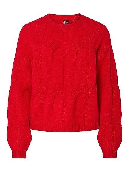 pieces Strickpullover "PCJENNA LS O-NECK CABLE KNIT NOOS BC" günstig online kaufen
