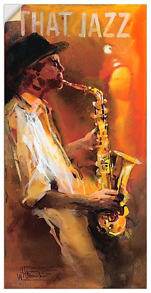 Artland Wandbild "Jazz", Musiker, (1 St.), als Poster, Wandaufkleber in ver günstig online kaufen