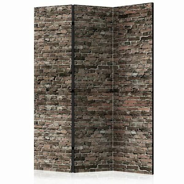 artgeist Paravent Old Brick [Room Dividers] grau/braun Gr. 135 x 172 günstig online kaufen