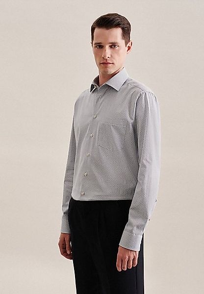 seidensticker Businesshemd Regular Regular Langarm Kentkragen Druck günstig online kaufen