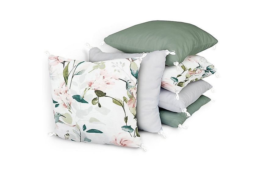 Amilian Bettnestchen 210 cm (6 Polster ca. 35 x 35 cm) Bettumrandung - Umra günstig online kaufen