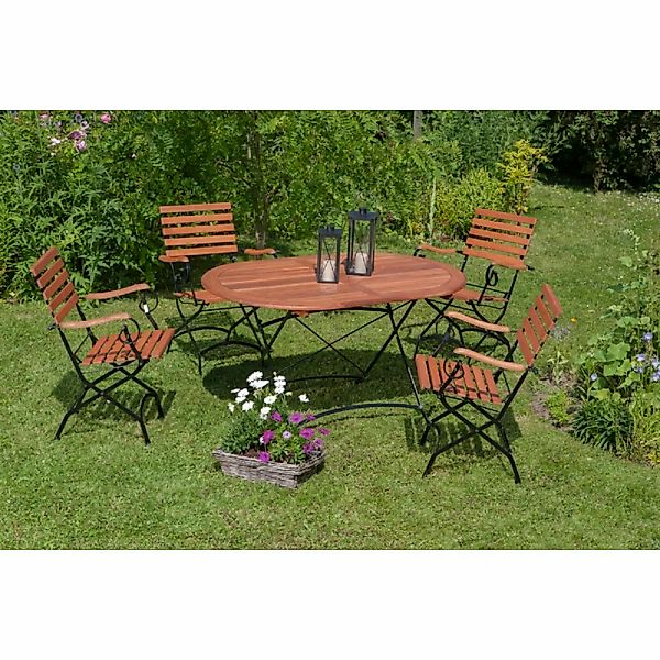 Gartenmöbelgruppe Schlossgarten II Eukalyptus günstig online kaufen