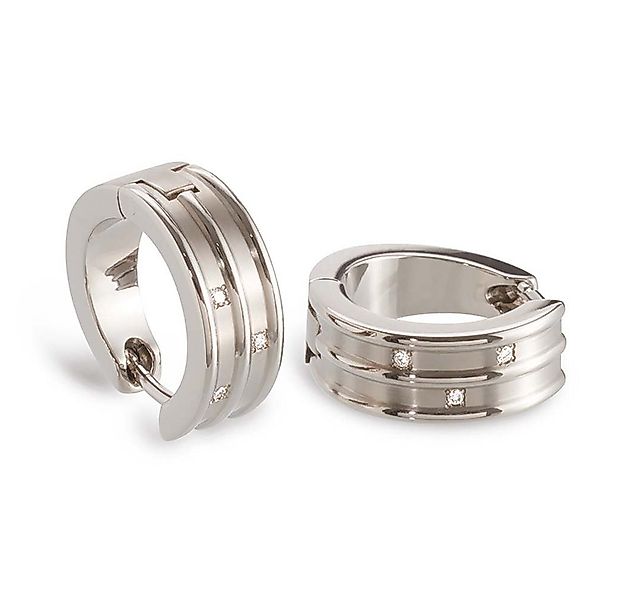 Boccia Paar Creolen Boccia Creolen 05047-02 Titan mit Diamanten (kein Set, günstig online kaufen