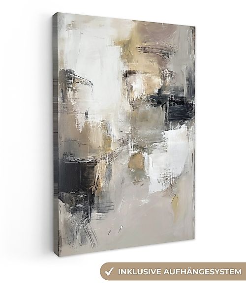 OneMillionCanvasses® Leinwandbild Farbpalette - Pinselstriche - günstig online kaufen