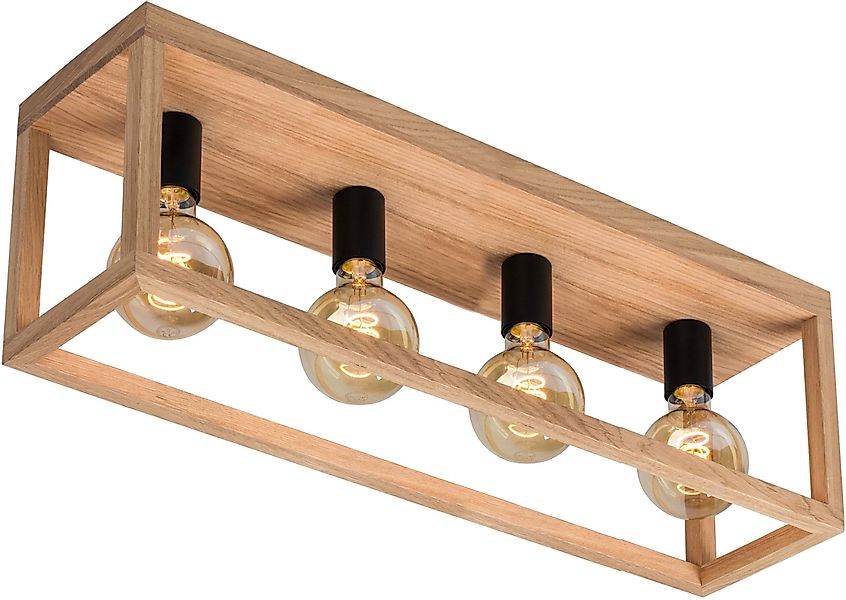 SPOT Light Deckenleuchte »KAGO«, 4 flammig, Leuchtmittel E27   ohne Leuchtm günstig online kaufen