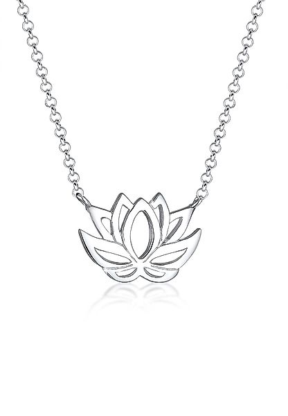 Elli Kette mit Anhänger mit Lotusblume günstig online kaufen