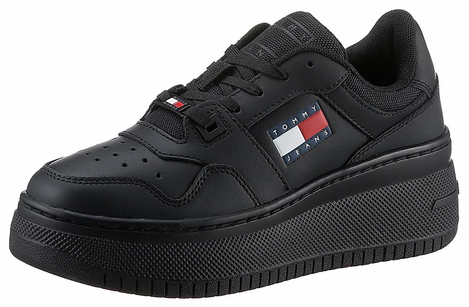 Tommy Jeans TJW RETRO BASKET FLATFORM ESS Plateausneaker mit Logoschriftzug günstig online kaufen