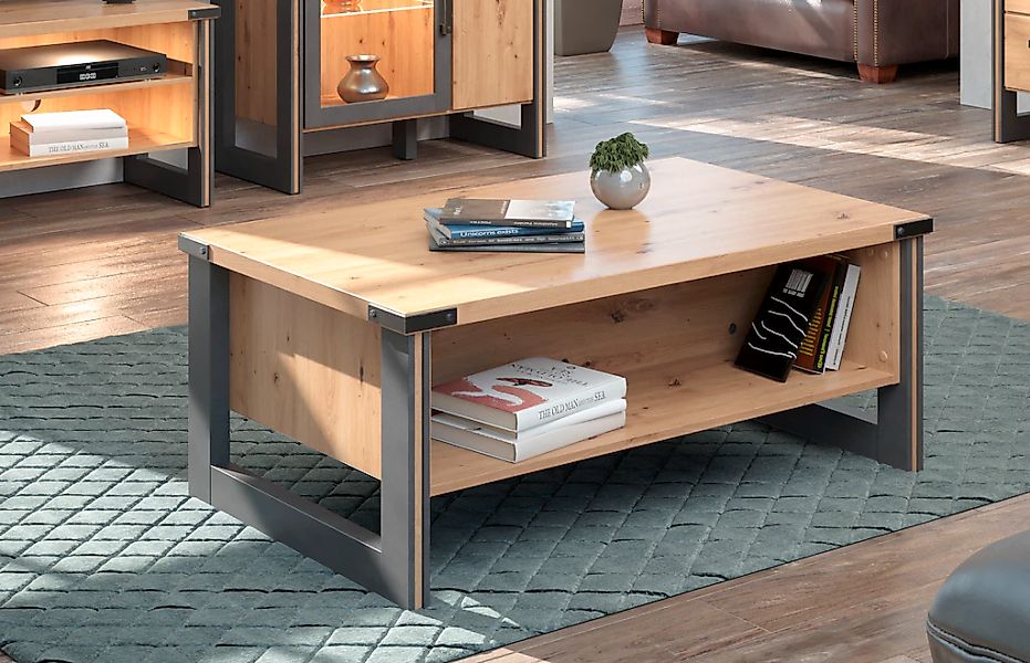 Home affaire Couchtisch "Mia" 1 Stk. tlg. Sofatisch 110 cm günstig online kaufen