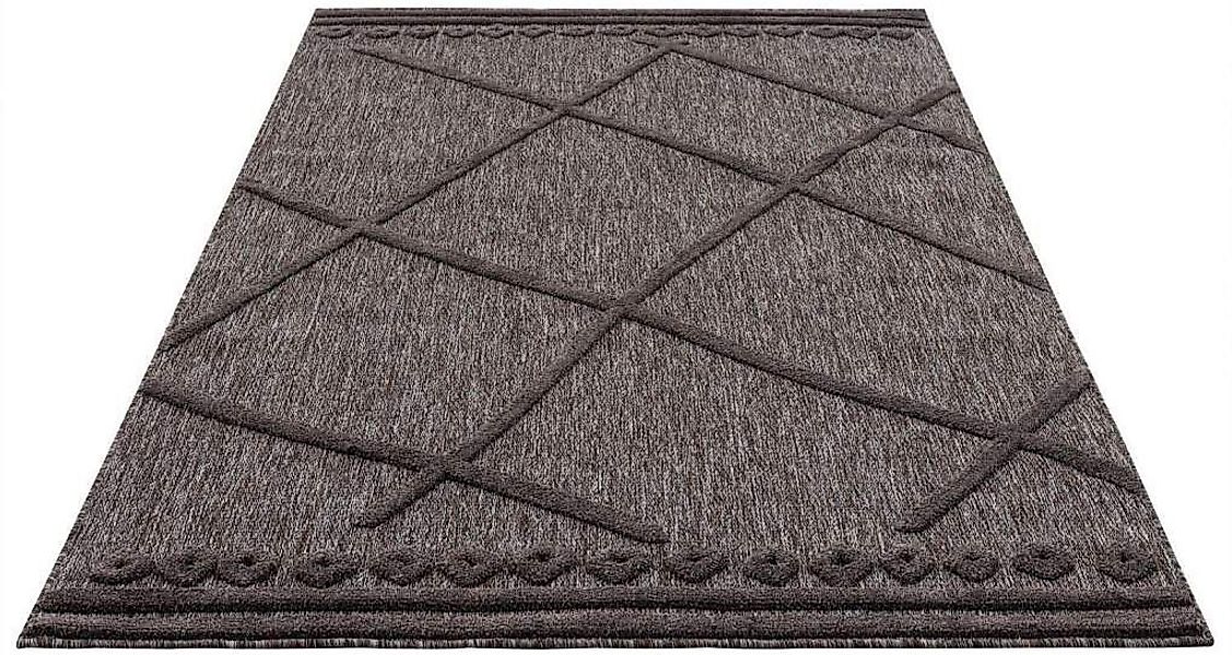 Carpet City Teppich "In-& Outdoorteppich Santorini 58578, 3D-Effekt, Raute- günstig online kaufen