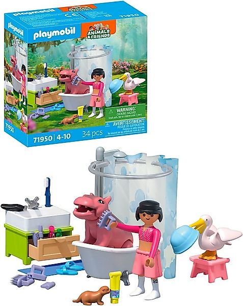 Playmobil® Tierischer Badespaß (71950), Animals & Friends Konstruktions-Spi günstig online kaufen