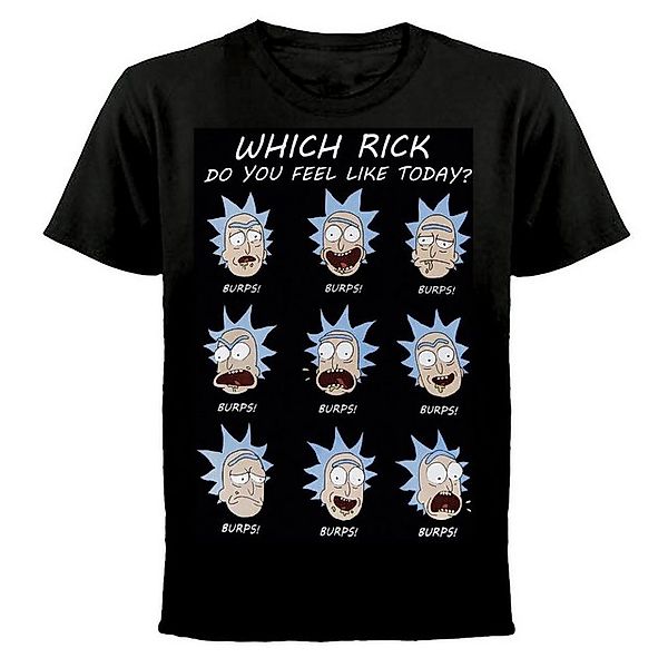 Close Up T-Shirt Rick and Morty TShirt Rick Emotion S günstig online kaufen