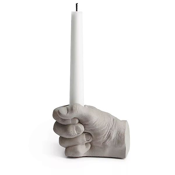 Take Care Beton Kerzenhalter Grau günstig online kaufen