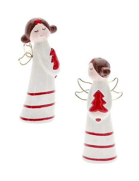 Deko-Figur 1 Stück ca. 5x14x5 cm ENGEL Porzellan handbemalt günstig online kaufen