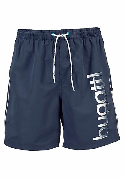 bugatti Badeshorts "Giovanni", mit großem Logoprint auf dem linken Bein günstig online kaufen