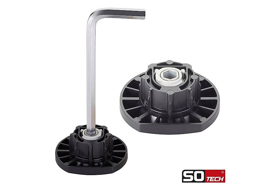 SO-TECH® Möbelfuß Höhenversteller für Ø 30 mm Topfbohrung, Höhenverstellung günstig online kaufen