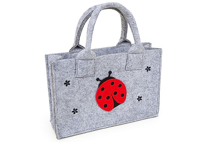 Logbuch-Verlag Dekofigur Kleine Filztasche Marienkäfer Glücksbringer - Gesc günstig online kaufen