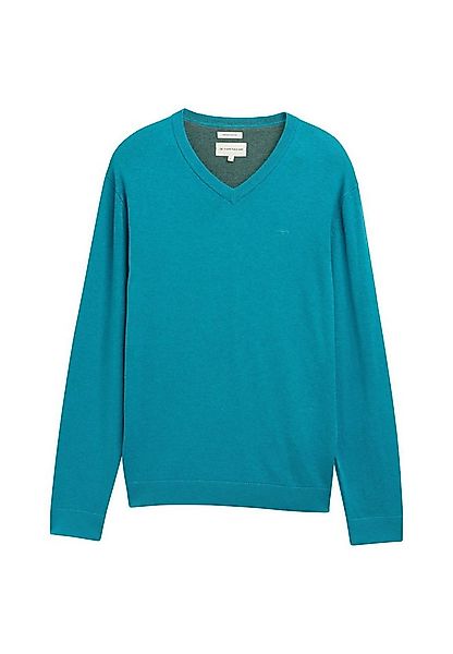 TOM TAILOR Strickpullover Pullover Strickpullover V-Neck (1-tlg) günstig online kaufen