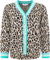 Zwillingsherz Cardigan "Leo & Streifen" Animal-Muster, günstig online kaufen