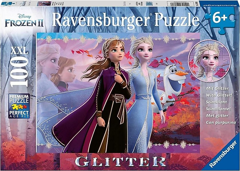 Ravensburger Puzzle Disney Frozen II, Starke Schwestern, 100 Puzzleteile, M günstig online kaufen