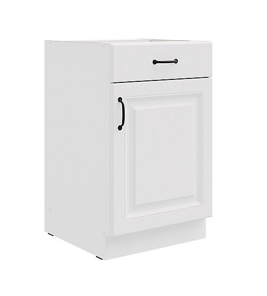 Küchen-Preisbombe Unterschrank 50 cm Küche Stilo Weiß Küchenzeile Vollauszu günstig online kaufen