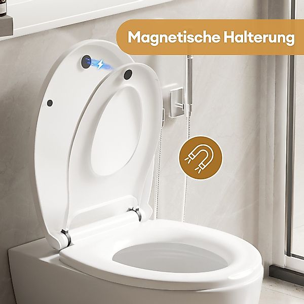 CkeyiN WC-Sitz mit integriertem Kindersitz O-förmiger günstig online kaufen