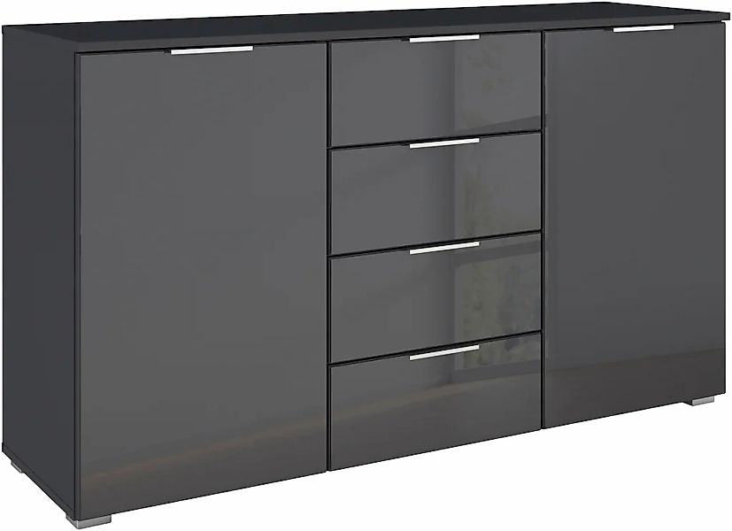 rauch Kombikommode "Sideboard Kombikommode Schubladenkommode AGORDO mit Gla günstig online kaufen