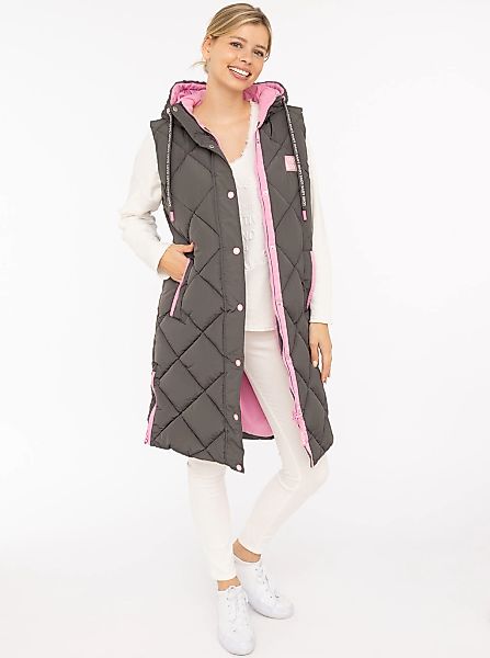 Zwillingsherz Steppweste ""Love Print"", modisch, Doppelzipper, Druckknöpfe günstig online kaufen