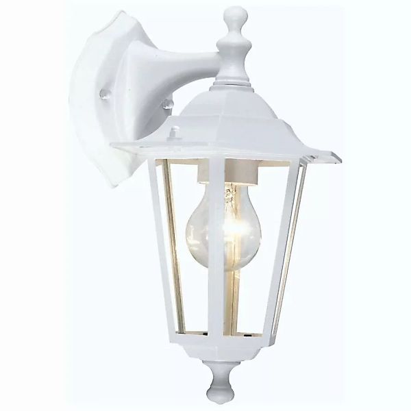 Brilliant Außen-Wandlampe Crown Weiß günstig online kaufen