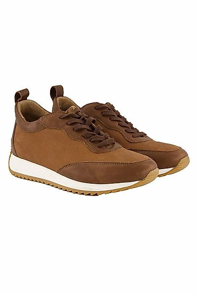 Ulla Popken Leder-Sneaker Ledermix Wechselfußbett Weite H Schnürschuh günstig online kaufen