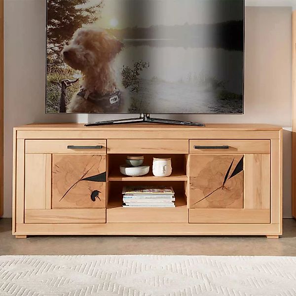 Unterschrank Fernseher massiv aus Kernbuche 150 cm breit günstig online kaufen