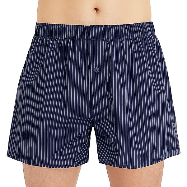 Hanro Boxershorts Blau gestreift günstig online kaufen