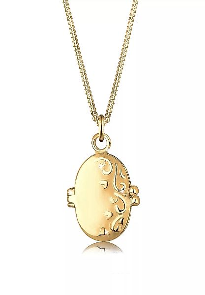 Elli Kette mit Anhänger "Medaillon Ornament 925 Sterling Silber" günstig online kaufen