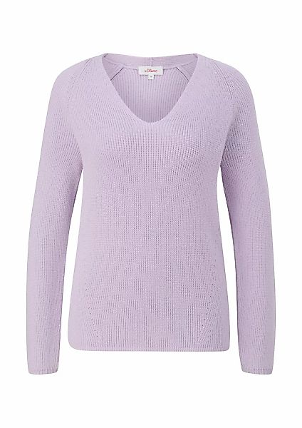 s.Oliver Strickpullover, mit Raglan Ärmeln günstig online kaufen