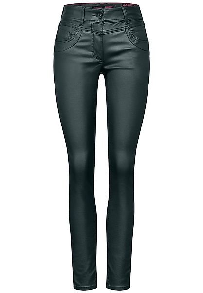 CECIL Lederimitathose – Beschichtete Kunstlederhose im Casual Fit günstig online kaufen