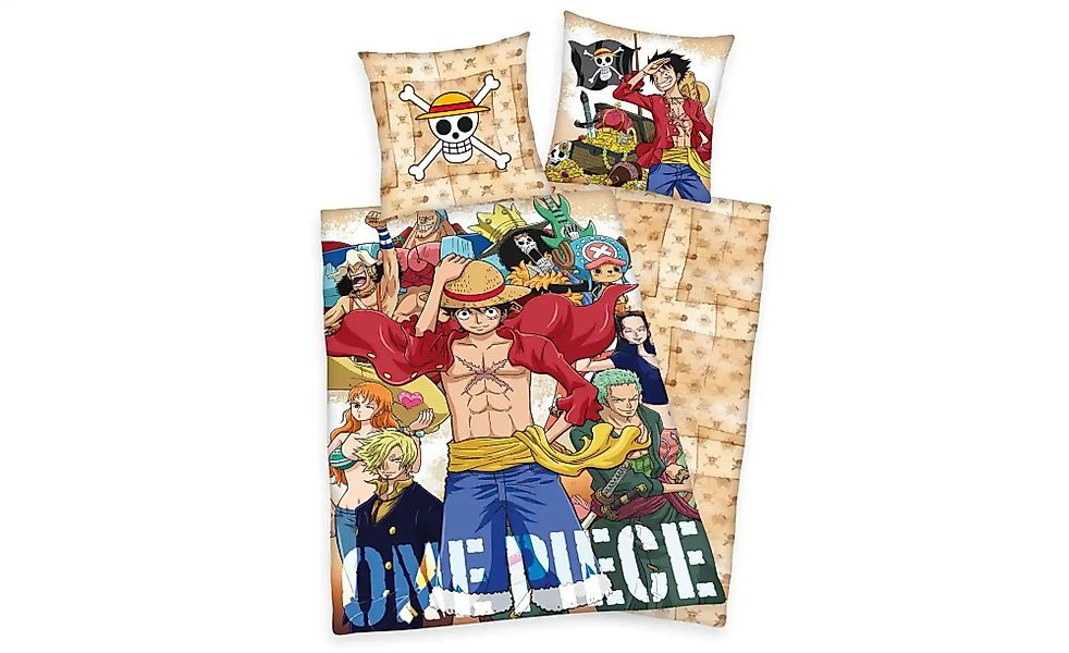Wendebettwäsche "One Piece" mit tollem One Piece-Motiv günstig online kaufen