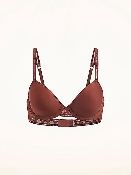 Wolford - Net Logo Soft Cup Bra, Frau, caramel, Größe: 80B günstig online kaufen