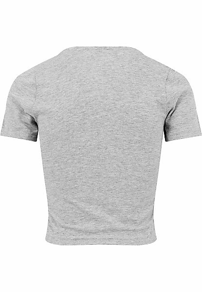 Merchcode T-Shirt "Merchcode Damen Ladies Be Happy Cropped Tee", (1 tlg.) günstig online kaufen