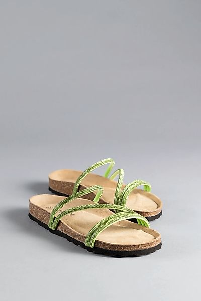 Aniston SHOES Pantolette, Sommerschuh, Strandschuh, Glitzersteine - NEUE KO günstig online kaufen