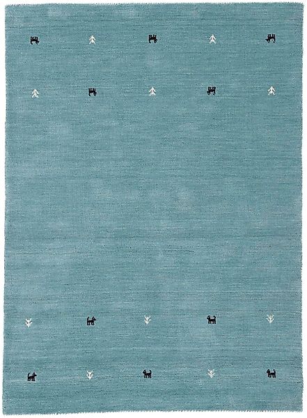 carpetfine Wollteppich »Gabbeh Uni, auch als Läufer und Rund erhältlich«, r günstig online kaufen