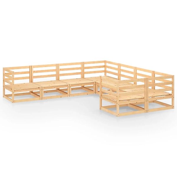 vidaXL 8-tlg Garten-Lounge-Set Massivholz Kiefer Modell 105 günstig online kaufen