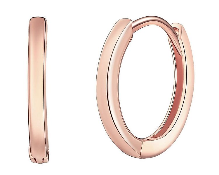 Rafaela Donata Paar Creolen roségold, aus Sterling Silber günstig online kaufen