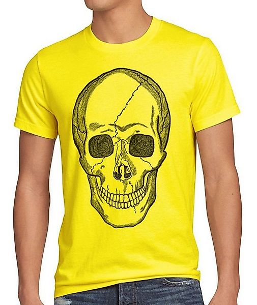 style3 T-Shirt Skull Totenkopf Harley Rocker Punk Tattoo gothic knochen bik günstig online kaufen