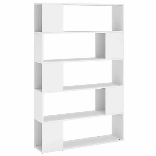 vidaXL Bücherregal Raumteiler Weiß 100x24x155 cm Holzwerkstoff günstig online kaufen