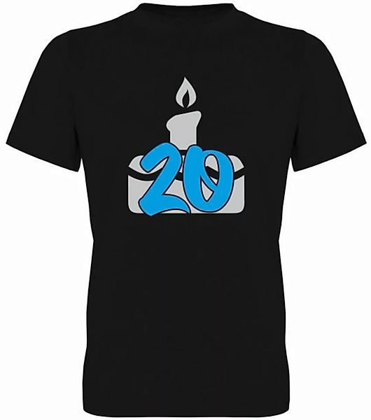 G-graphics T-Shirt 20 – Geburtstagstorte Herren T-Shirt, mit trendigem Fron günstig online kaufen