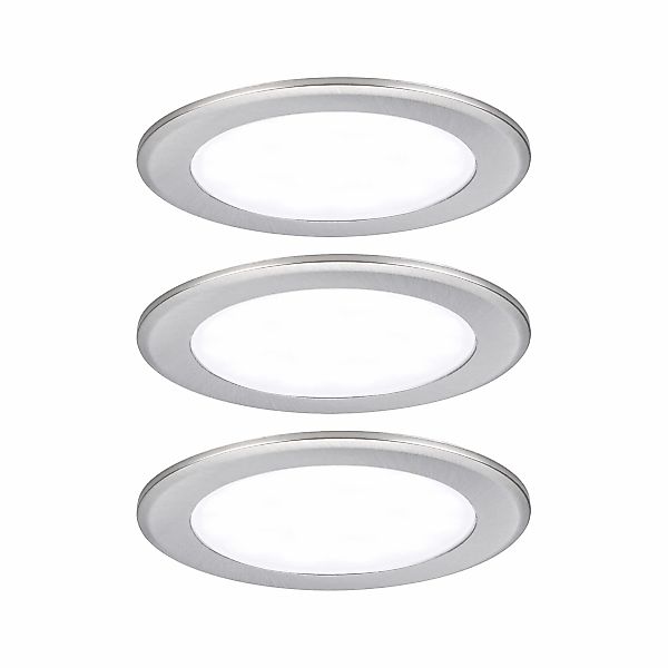 Paulmann "LED Möbeleinbauleuchten 3er-Set rund 65mm 3x2,5W 3x180lm 230/12V günstig online kaufen